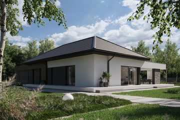  Projekt domu NewHouse 725 (KRZ1058) - projekt domu parterowego - Zdjęcie 5