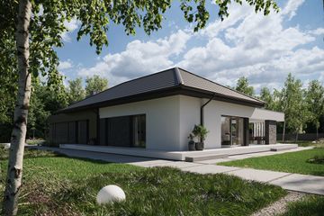  Projekt domu NewHouse 725 (KRZ1058) - projekt domu parterowego - Zdjęcie 6