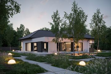  Projekt domu NewHouse 725 (KRZ1058) - projekt domu parterowego - Zdjęcie 14