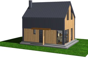  Projekt domu L-303 murowany (SLU1027) - projekt domu parterowego - Zdjęcie 3