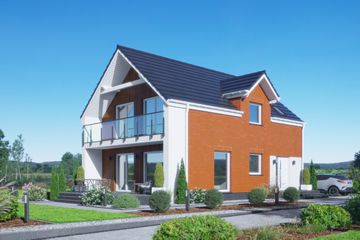  Projekt domu Orłowo a3 pcr (KRP2656) - projekt domu parterowego z poddaszem - Zdjęcie 1