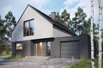  Projekt domu Studio 32 (WRN1541) - projekt domu parterowego z poddaszem - Zdjęcie 1