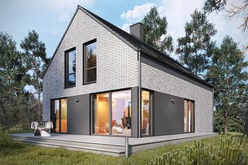  Projekt domu Studio 32 (WRN1541) - projekt domu parterowego z poddaszem - Zdjęcie 2