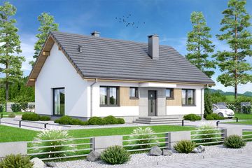  Projekt domu Mokka 16 mini (WOF1184) - projekt domu parterowego - Zdjęcie 5