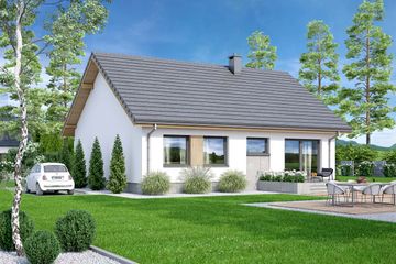  Projekt domu Mokka 16 mini (WOF1184) - projekt domu parterowego - Zdjęcie 3