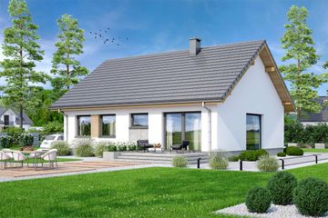  Projekt domu Mokka 16 mini (WOF1184) - projekt domu parterowego - Zdjęcie 4