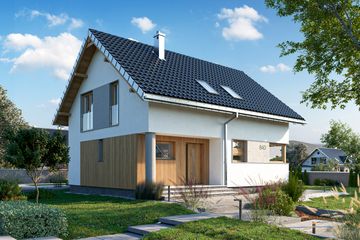  Projekt domu Jagoda Solo Prima (1814) (KRD2928) - projekt domu parterowego z poddaszem - Zdjęcie 4