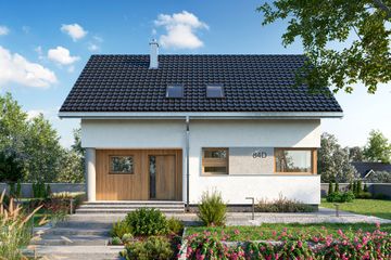  Projekt domu Jagoda Solo Prima (1814) (KRD2928) - projekt domu parterowego z poddaszem - Zdjęcie 5