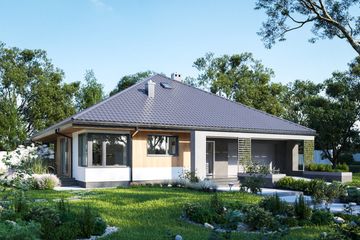  Projekt domu Karol Polo (1313) (KRD2927) - projekt domu parterowego - Zdjęcie 1