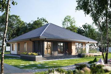  Projekt domu Karol Polo (1313) (KRD2927) - projekt domu parterowego - Zdjęcie 5