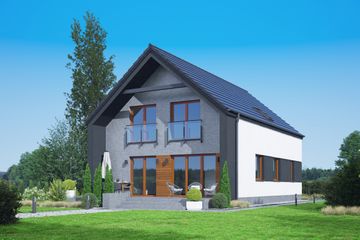  Projekt domu Gładyszów 44 pcr (KRP2658) - projekt domu parterowego z poddaszem - Zdjęcie 1