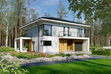  Projekt domu BK-7 (WWC1009) - projekt domu z pełnym piętrem - Zdjęcie 2