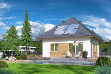  Projekt domu Tomik (WOE1178) - projekt domu parterowego - Zdjęcie 4