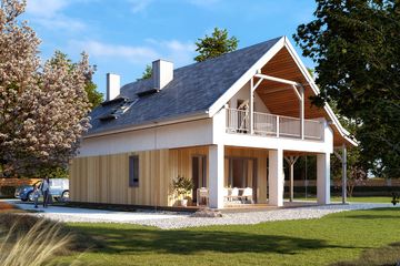  Projekt domu Alikante 2 (BSA2336) - projekt domu parterowego z poddaszem - Zdjęcie 6
