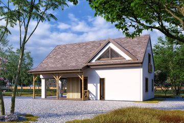  Projekt domu letniskowego Alikante 3 (BSA2337) - projekt domu letniskowego parterowego z poddaszem - Zdjęcie 4