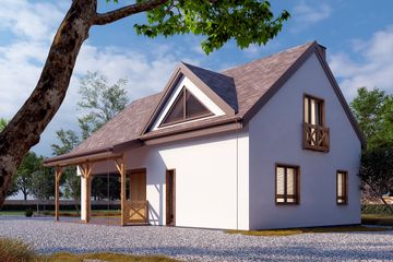  Projekt domu letniskowego Alikante 3 (BSA2337) - projekt domu letniskowego parterowego z poddaszem - Zdjęcie 5