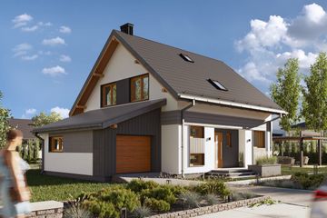 Projekt domu Celina OZE (1312) (KRD2925) - projekt domu parterowego z poddaszem - Zdjęcie 6