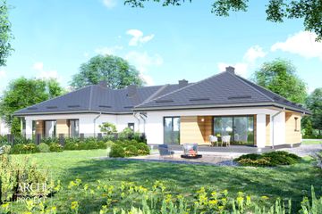  Projekt domu APS 093 wariant 3 B (LUA1576) - projekt domu parterowego - Zdjęcie 3