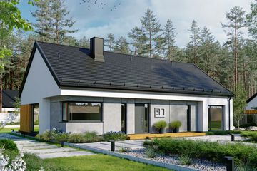  Projekt domu EG-97 (WWB1125) - projekt domu parterowego - Zdjęcie 1