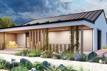  Projekt domu uA243 (WCB1419) - projekt domu parterowego - Zdjęcie 4