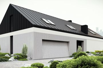  Projekt domu uA76v7 (WCB1429) - projekt domu parterowego z poddaszem - Zdjęcie 2