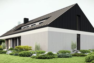  Projekt domu uA76v7 (WCB1429) - projekt domu parterowego z poddaszem - Zdjęcie 4