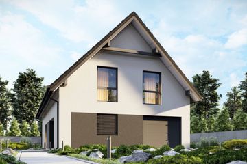  Projekt domu uA27v2 (WCB1428) - projekt domu parterowego z poddaszem - Zdjęcie 2