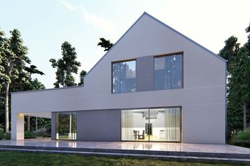  Projekt domu uA257 (WCB1423) - projekt domu parterowego z poddaszem - Zdjęcie 4