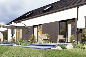  Projekt domu uA269 (WCB1425) - projekt domu parterowego z poddaszem - Zdjęcie 5