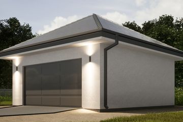  Projekt garażu uAG23 (WCB1445) - projekt garażu parterowego - Zdjęcie 3