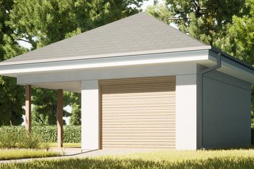  Projekt garażu uAG26 (WCB1448) - projekt garażu parterowego - Zdjęcie 3