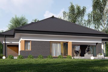  Projekt domu uA145 (WCB1431) - projekt domu parterowego - Zdjęcie 3