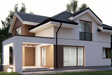  Projekt domu uA249 (WCB1421) - projekt domu parterowego z poddaszem - Zdjęcie 3