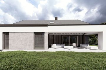  Projekt domu uA271v1 (WCB1426) - projekt domu parterowego z poddaszem - Zdjęcie 5