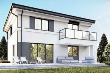  Projekt domu uA155v1 (WCB1436) - projekt domu z pełnym piętrem - Zdjęcie 3