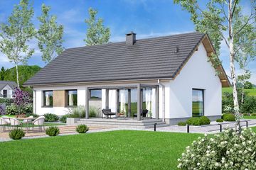  Projekt domu Mokka 16 plus (WOF1187) - projekt domu parterowego - Zdjęcie 2