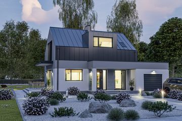  Projekt domu D304 (WAI1456) - projekt domu parterowego z poddaszem - Zdjęcie 3