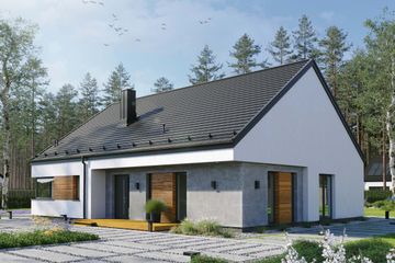  Projekt domu EG-98 (WWB1127) - projekt domu parterowego - Zdjęcie 1