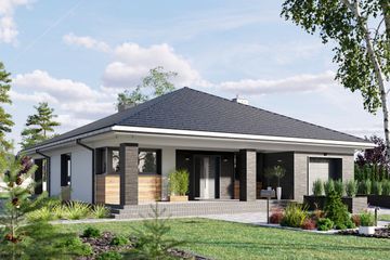  Projekt domu Ajaks Prima (1810) (KRD2929) - projekt domu parterowego - Zdjęcie 1