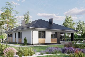  Projekt domu Ajaks Prima (1810) (KRD2929) - projekt domu parterowego - Zdjęcie 4