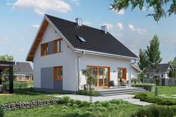  Projekt domu Celina (1801) (KRD2930) - projekt domu parterowego z poddaszem - Zdjęcie 3