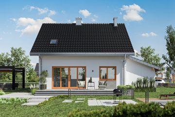  Projekt domu Celina (1801) (KRD2930) - projekt domu parterowego z poddaszem - Zdjęcie 4