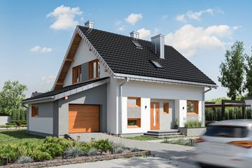  Projekt domu Celina (1801) (KRD2930) - projekt domu parterowego z poddaszem - Zdjęcie 6