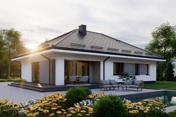  Projekt domu APS 346 (LUA1573) - projekt domu parterowego - Zdjęcie 4