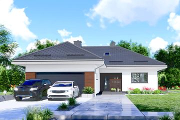  Projekt domu APS 346 wariant 2 (LUA1574) - projekt domu parterowego - Zdjęcie 1