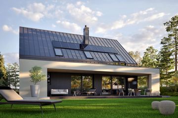  Projekt domu Iga III G1 energo plus (WRC2820) - projekt domu parterowego z poddaszem - Zdjęcie 2