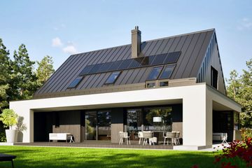  Projekt domu Iga III G1 energo plus (WRC2820) - projekt domu parterowego z poddaszem - Zdjęcie 1