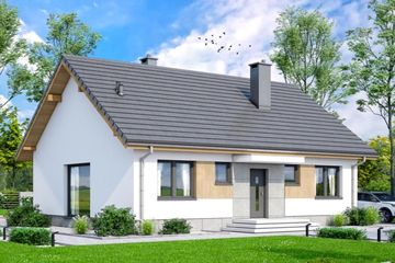  Projekt domu Mokka 16 mini 2 (WOF1188) - projekt domu parterowego - Zdjęcie 1