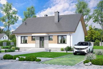  Projekt domu Mokka 16 mini 2 (WOF1188) - projekt domu parterowego - Zdjęcie 2