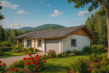  Projekt domu A-153 Dom jarzębata szkieletowy (BBD1276) - projekt domu parterowego - Zdjęcie 5